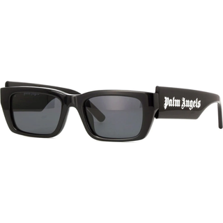 PALM ANGELS Unisex PERI002 Palm 1007 black Solbriller Acetat Sort Sort Firkantet