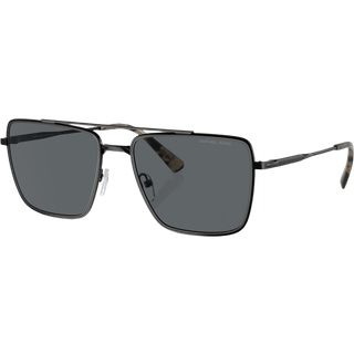 Michael Kors Mand MK1154 BLUE RIDGE 100587 Solbriller Metal Sort Grå Firkantet Normal