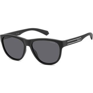 Polaroid Unisex PLD 2156/S 003/M9 Solbriller Polycarbonat Sort Grå Sommerfugl Polariseret