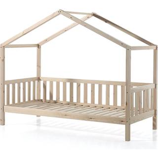 Husseng til børn 90 x 200 cm med tekstilsæt – Dallas, hvid