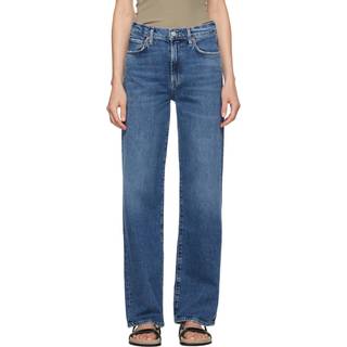Agolde Harper mid-rise wide-leg jeans - blue - 34