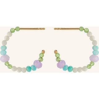 Sea Colour Hoops Forgyldt Sølv Øreringe fra Pernille Corydon
