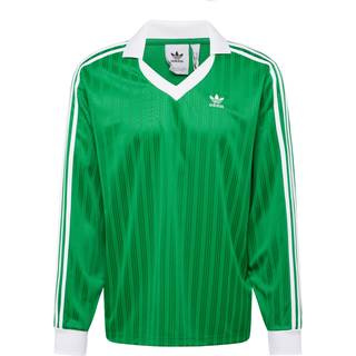 Adicolor Piqué Football Long Sleeve T-shirt - Green - XL