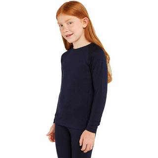 Icebreaker Kids 200 Oasis L/S Crewe Merino undertøj Børn størrelse 104 farve blå