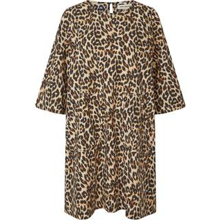 Lollys Laundry Carlall Short Dress Ss Clothes 90056-3011 72 Leopard Print (M)