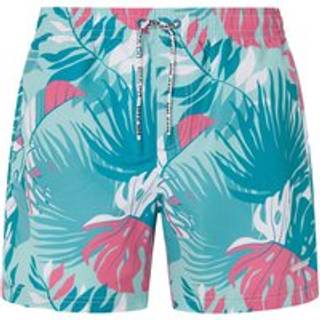 Pepe Jeans Herren Badeshorts grün Gemustert
