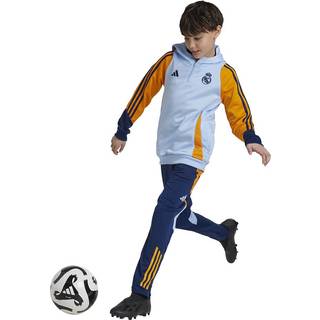 Real Madrid Tiro 24 Competition Kids træningsbukser - Team Navy Blue 2 / Crew Orange / Glow Blue - 176