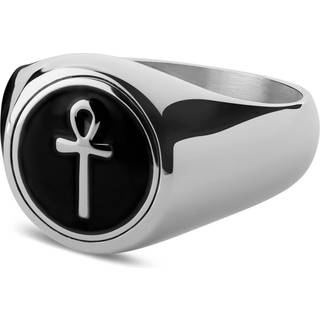 Stål Ankh Signetring