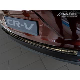 Læssekantbeskytter - Honda CR-V 2018-> Rustfrit Stål - Sort Børstet Stål