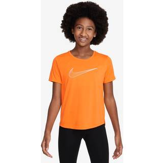 Nike Dri-Fit Big Kids T-Shirt Girls - Orange, Size M - orange