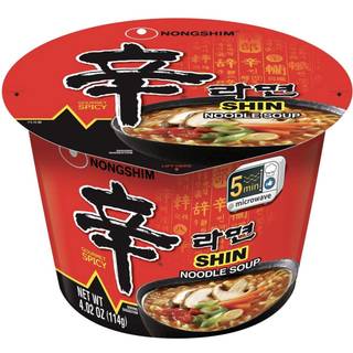 Nongshim Shin Ramyun BIG Bowl Instant Nudler