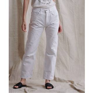 Superdry Højtaljede jeans med lige ben