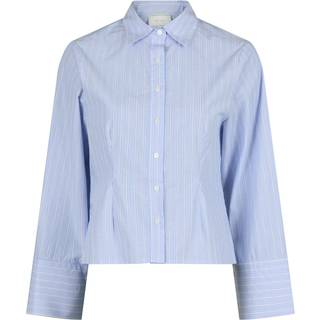 Neo Noir - Rosa Stripe Shirt - Light Blue