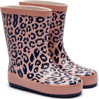 Harry Bear Harry Bear Purple Leopard Print Printed Wellies