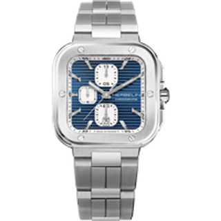 Herbelin Cap Camarat Square Chrono 35646B25 - Quartz - 41 mm - Analog - Herre - Safirglas