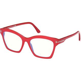 TOM FORD Kvinde FT5965-B 75 Optiske stel Acetat Fuchsia Firkantet Normal