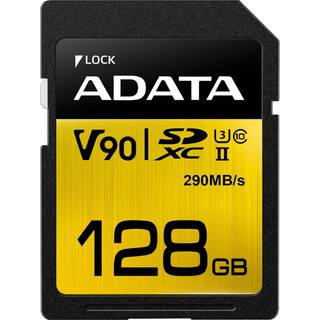 ADATA Premier ONE SDXC UHS-II Memory Card 128GB 290MB/s