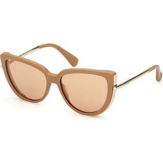 Max Mara Kvinde MM0095 LIZ1 46G Solbriller Acetat Brun Brun Cat Eye Normal