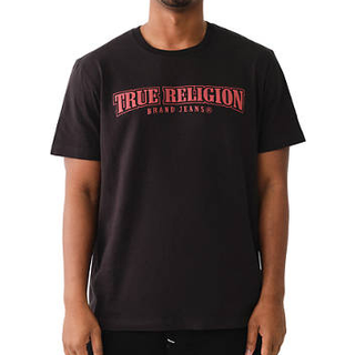 True Religion Logo T Shirt Black