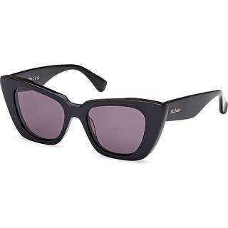 Max Mara Kvinde MM0099 GLIMPSE5 01A Solbriller Acetat Sort Røg Sommerfugl Normal