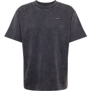 Under Armour Heavyweight Logo Wash Men's Oversized Short Sleeve Black / White L