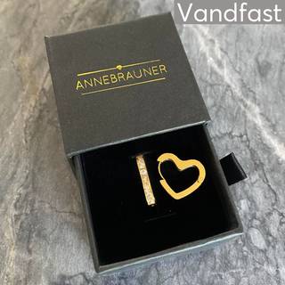 ANNERBAUNER Creole Heart Øreringe 18K Guldbelagt