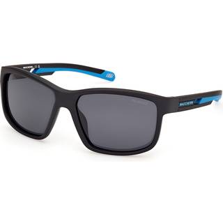 Skechers SE6363 Polarized 02D 60 Solbriller Mænd Black - Matte Black - 60mm