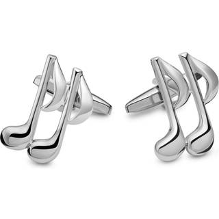 Kleos | Sølvfarvet Noder Manchetknapper