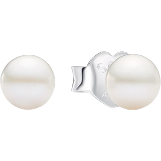 Pandora 293168C01 Damen-Ohrstecker Süßwasser-Zuchtperlen Silber 4,5 mm