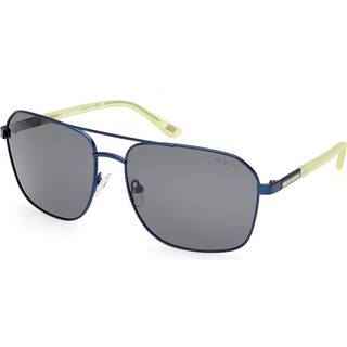 Skechers SE6366 Polarized 91D 65 Solbriller Mænd Blue - Matte Regal Blue - 65mm