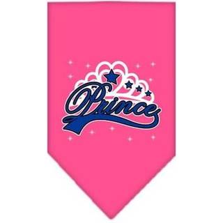 Jag är en Prince Screen Print Bandana Bright Pink Large