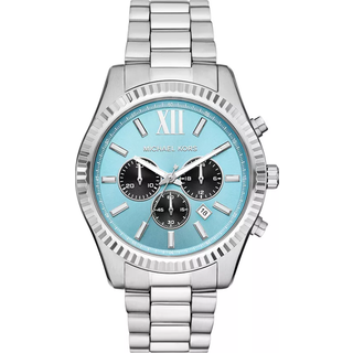 MK Oversized Lexington Silver-Tone Watch - Silver - Michael Kors - ONE SIZE