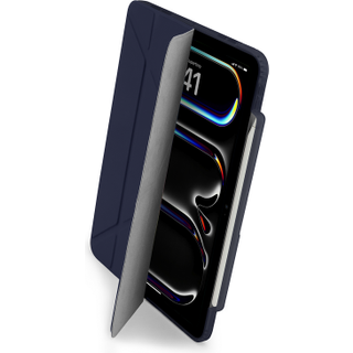 Pipetto iPad Pro 11 (2024) Origami No3 Pencil Case - Dark blue