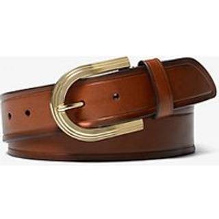 MK Cynthia Leather Belt - Brown - Michael Kors - S