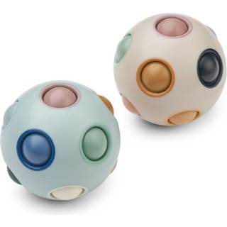 Liewood Solene Puzzle Balls, 2-Pack - Ice blue multi mix