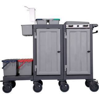 SPRiNTUS VariX Rengøringsvogn Box 2 x mopbokse, 4 x 6 l spande (305.003)