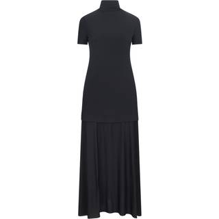 JIL SANDER Dress Fluid Viscose High-Neck 38 - Black - 38
