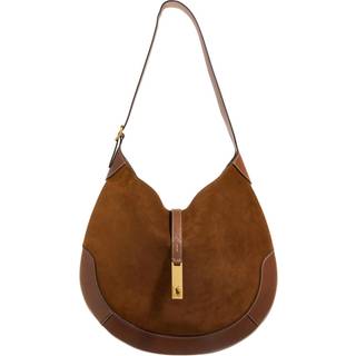 Polo Ralph Lauren ID Collection Medium Hobo bag brun