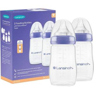 Lansinoh NaturalWave Baby Bottles 2 x 240 ml