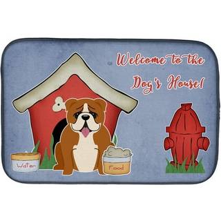 """" Caroline's Treasures BB2874DDM Dish Drying Mat 14 """" """" X 21 """" ""Dog House"" ""