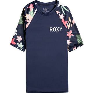 Roxy printed UV soltrøje mood indigo alma swim