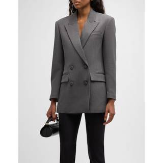 Valentino Wool gabardine blazer - grey - S