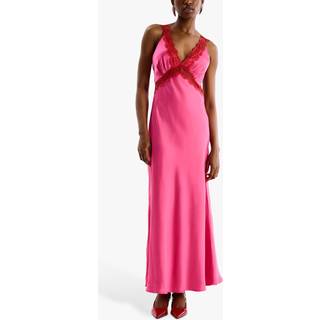 Omnes Omnes Pink Aurelia Lace Dress