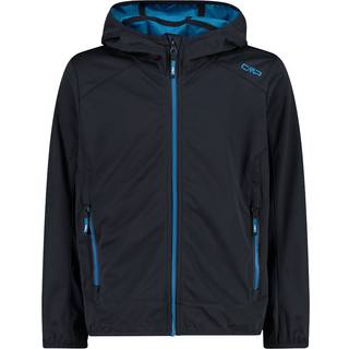 CMP Kid's Jacket Fix Hood Softshelljakke Børn størrelse 116 farve sort/blå