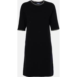 'S Max Mara Denny wool and cashmere midi dress - black - XL
