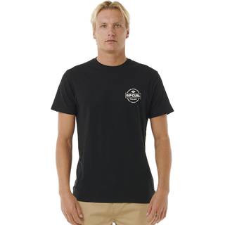 Rip Curl Staple Tee T-shirt Herrer størrelse XL farve sort