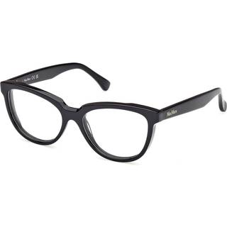 Max Mara Kvinde MM5143 001 Optiske stel Acetat Sort Rund Normal