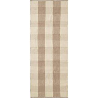 Lexington Checked Tæppe 80x220 Cm /natur - Jutemtæpper Jute Beige - 10008091-2614-RG15