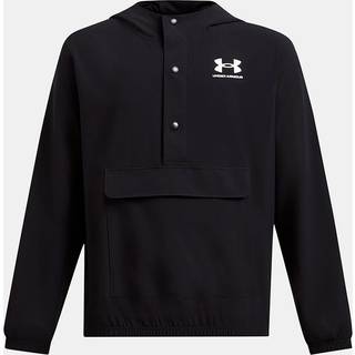 Jakke Under Armour UA B Icon Woven Anorak-BLK 1386701-001 Størrelse YXS