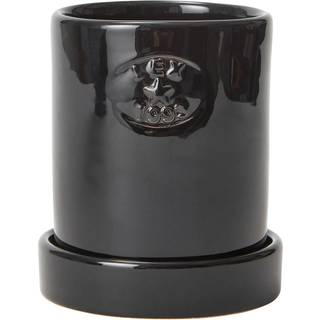 Lexington Terracotta Krukke Med Underkop H18 Cm - Krukker Terrakotta Sort - 12438007-9000-M